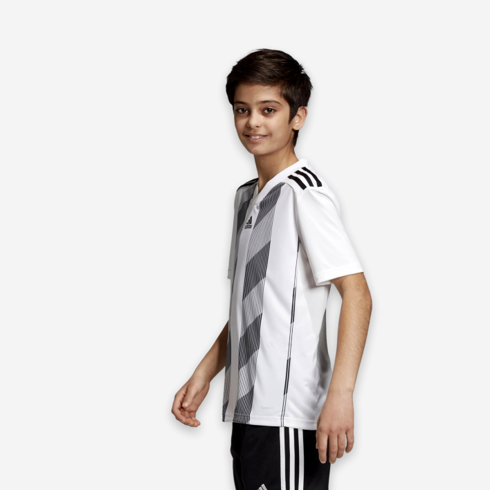 adidas Striped 19 Jersey Y White Kids 1