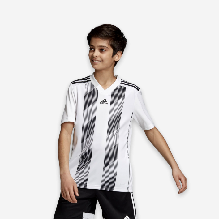 adidas Striped 19 Jersey Y White Kids